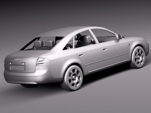Audi A6 Sedan 1997 3D Model