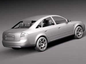 Audi A6 Sedan 1997 3D Model