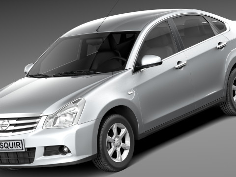 Nissan Almera 2013 3D Model