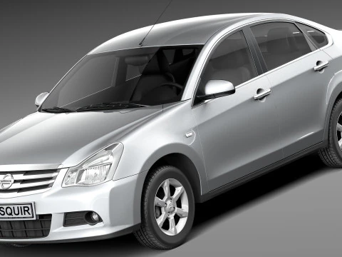 Nissan Almera 2013 Model 3D