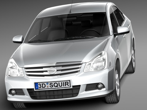Nissan Almera 2013 Modelo 3D
