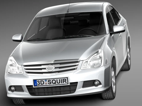 Nissan Almera 2013 3D Model