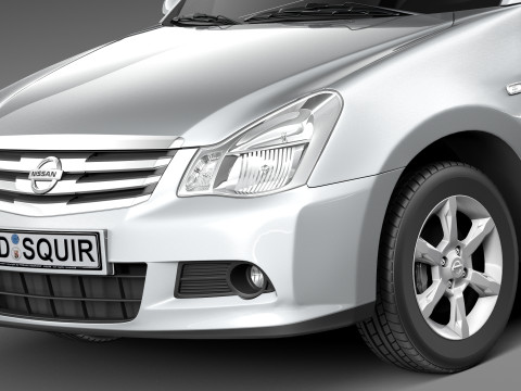 Nissan Almera 2013 Modelo 3D