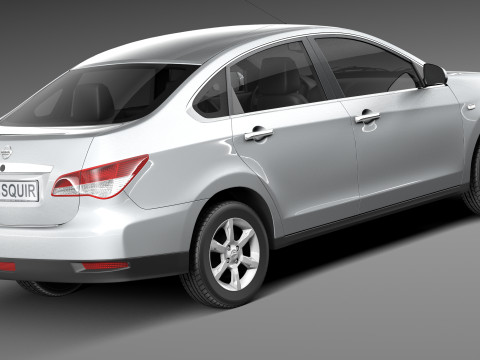 Nissan Almera 2013 Modelo 3D