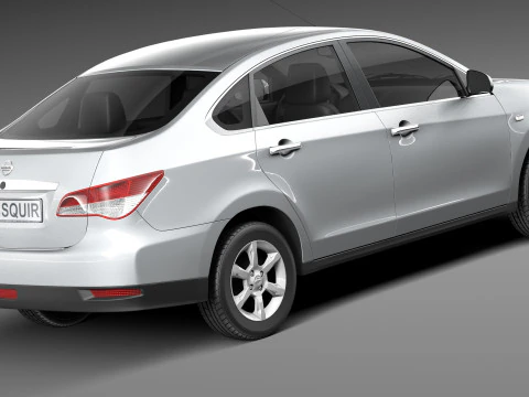 Nissan Almera 2013 3D Model