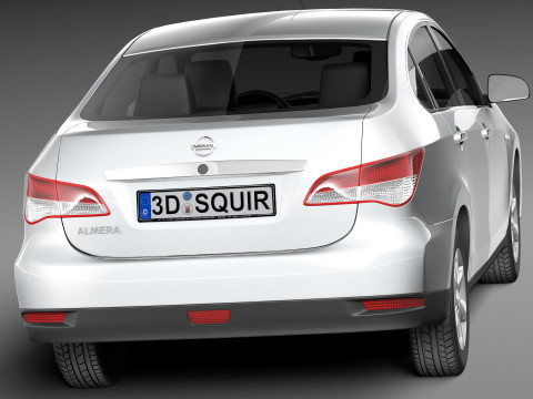 Nissan Almera 2013 Modelo 3D