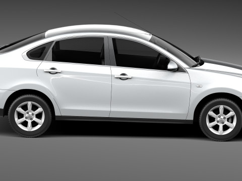 Nissan Almera 2013 Modelo 3D