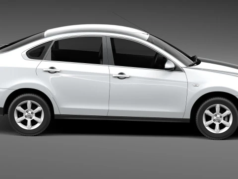 Nissan Almera 2013 3D Model