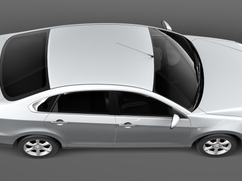 Nissan Almera 2013 Modelo 3D