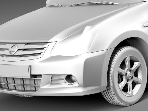 Nissan Almera 2013 Modelo 3D