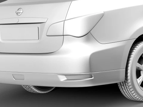 Nissan Almera 2013 3D Model