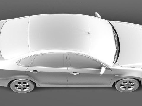 Nissan Almera 2013 Modelo 3D