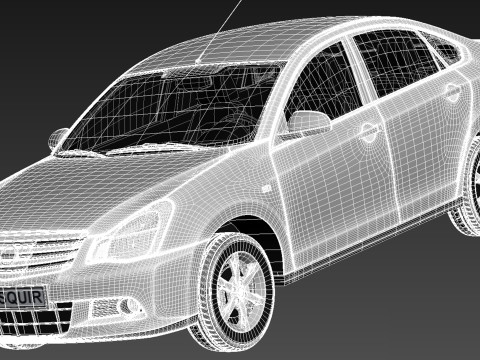 Nissan Almera 2013 Modelo 3D