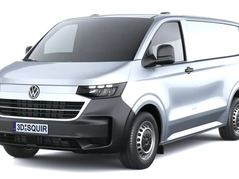 Volkswagen Transporter T7 Van SWB 2025 3D Model