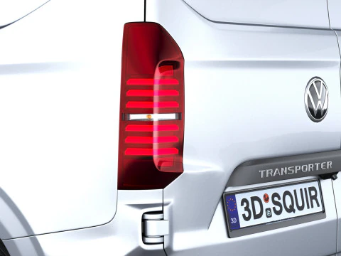 Volkswagen Transporter T7 Van SWB 2025 3D Model