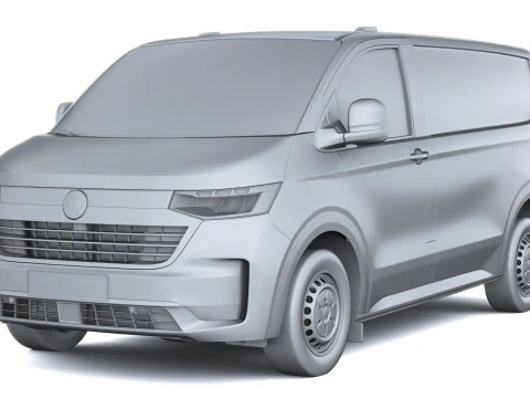 Volkswagen Transporter T7 Van SWB 2025 3D Model