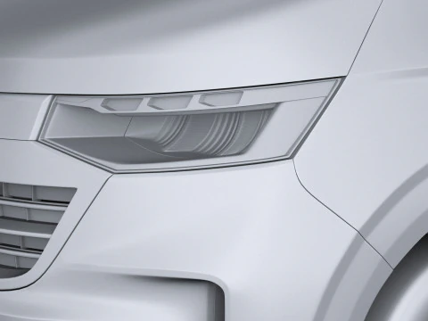 Volkswagen Transporter T7 Van SWB 2025 3D Model