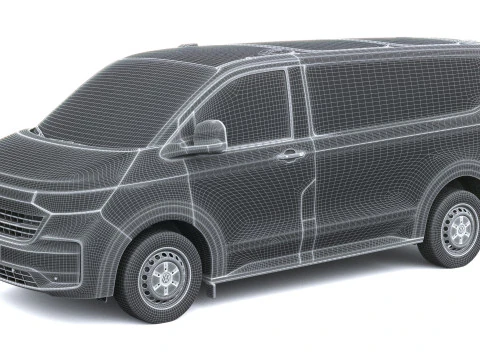 Volkswagen Transporter T7 Van SWB 2025 3D Model