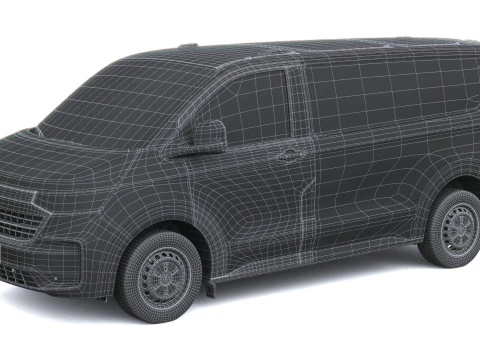 Volkswagen Transporter T7 Van SWB 2025 3D Model
