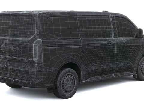 Volkswagen Transporter T7 Van SWB 2025 3D Model