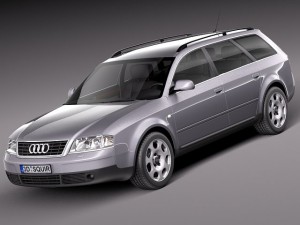 Audi A6 Avant 1997-2004 3D मॉडल