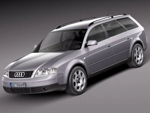 Audi A6 Avant 1997-2004 3D Model
