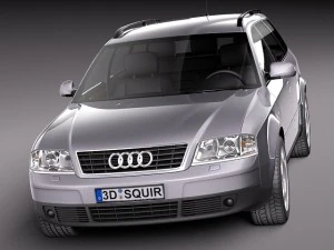 Audi A6 Avant 1997-2004 3D Model