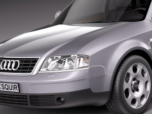 Audi A6 Avant 1997-2004 3D Модель