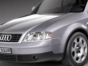 Audi A6 Avant 1997-2004 3D Model