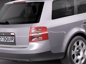 Audi A6 Avant 1997-2004 3D Модель