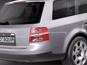 Audi A6 Avant 1997-2004 3D Model