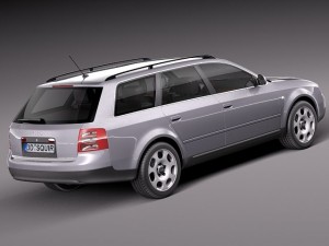 Audi A6 Avant 1997-2004 3D Модель