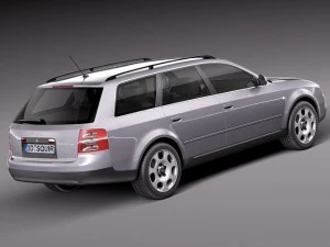 Audi A6 Avant 1997-2004 3D Model