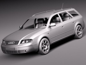 Audi A6 Avant 1997-2004 3D Модель