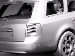 Audi A6 Avant 1997-2004 3D Model