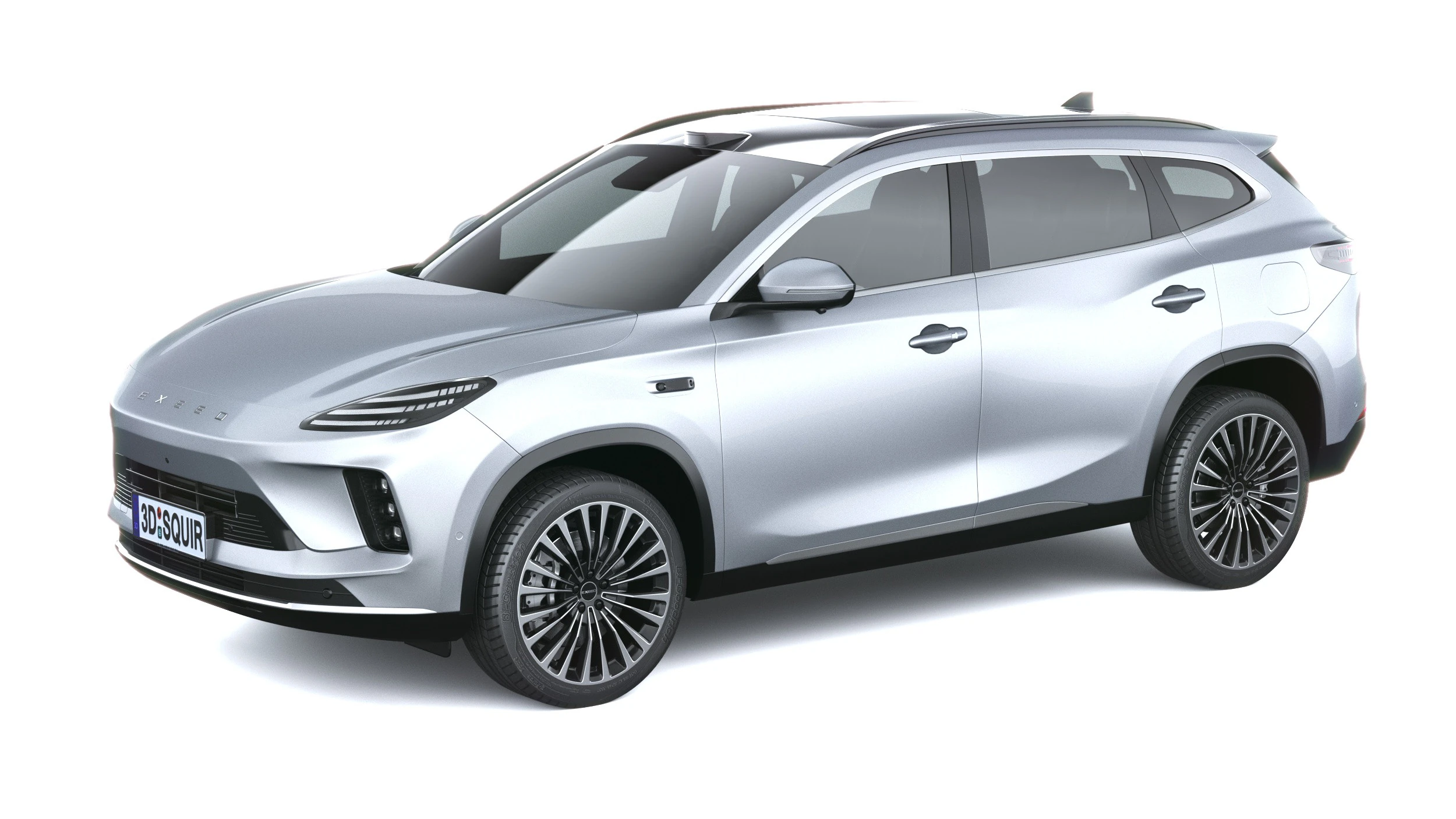 Chery Exlantix ET 2026 3D Model .c4d .max .obj .3ds .fbx .stl .blend 