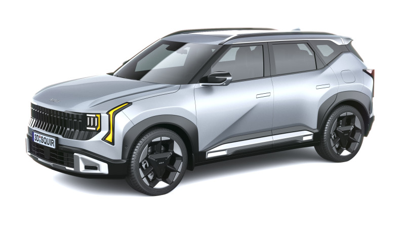 Kia Selto 2027 Model 3D .c4d .max .obj .3ds .fbx .stl .blend 