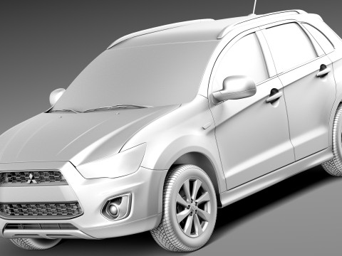 Mitsubishi Outlander Sport RVR ASX 2013 3D 模型