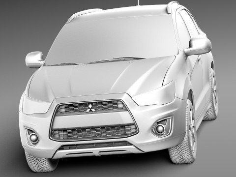 Mitsubishi Outlander Sport RVR ASX 2013 3D 模型