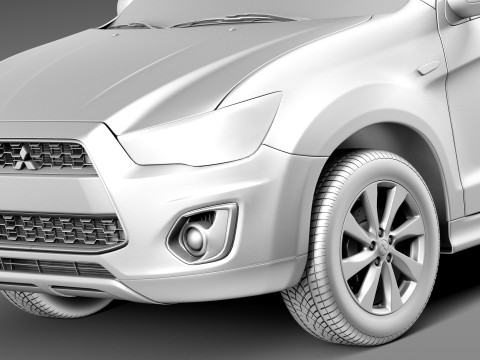 Mitsubishi Outlander Sport RVR ASX 2013 3D 模型