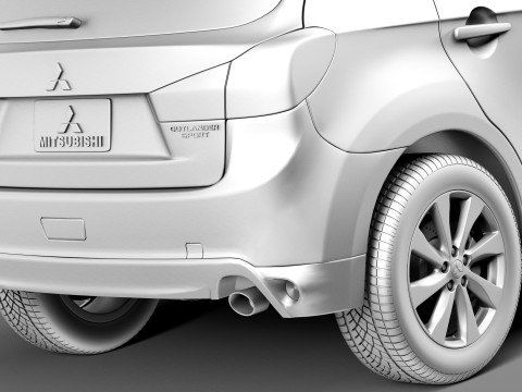 Mitsubishi Outlander Sport RVR ASX 2013 3D 模型