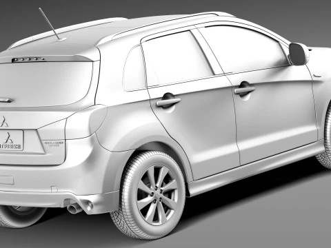Mitsubishi Outlander Sport RVR ASX 2013 3D Model