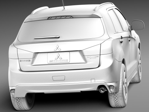 Mitsubishi Outlander Sport RVR ASX 2013 3D 模型