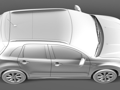 Mitsubishi Outlander Sport RVR ASX 2013 3D 模型