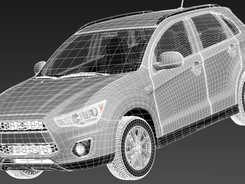 Mitsubishi Outlander Sport RVR ASX 2013 3D 模型