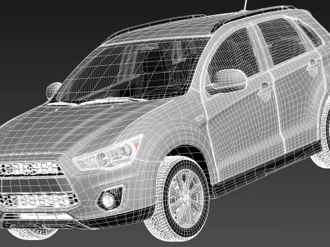 Mitsubishi Outlander Sport RVR ASX 2013 3D Model