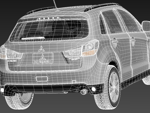 Mitsubishi Outlander Sport RVR ASX 2013 3D 模型