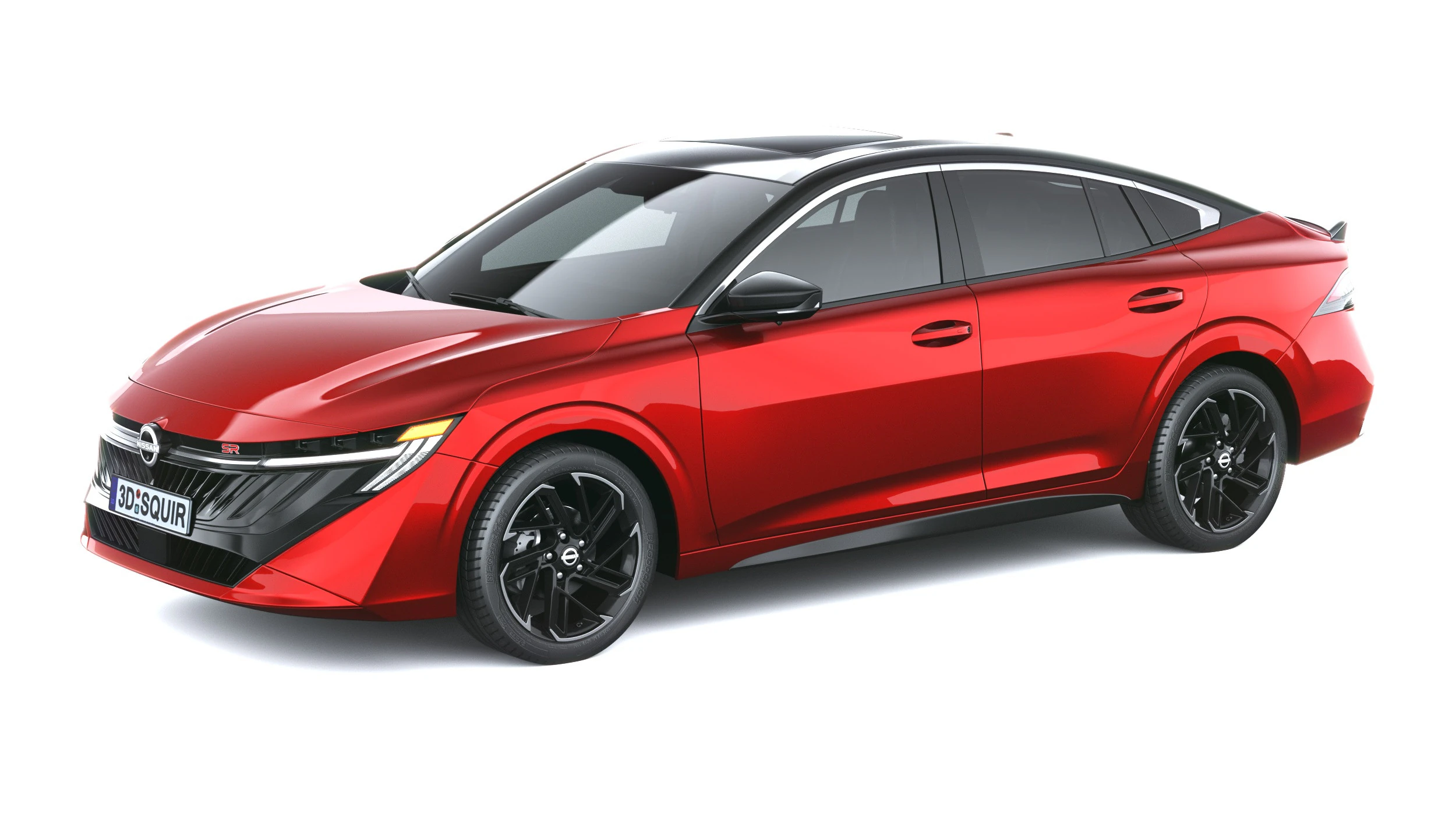 Nissan SentraSR2026 Modello 3D .c4d .max .obj .3ds .fbx .stl .blend 