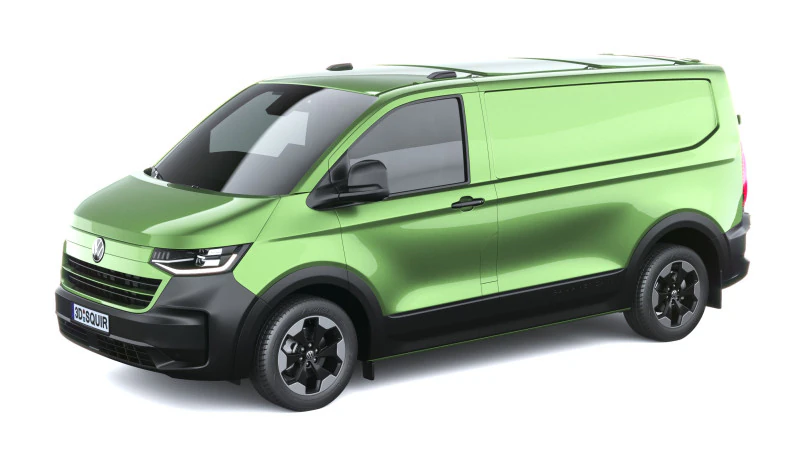 Volkswagen Transporter T7 Panamericana SWB 2025 Modello 3D .c4d .max .obj .3ds .fbx .stl .blend 