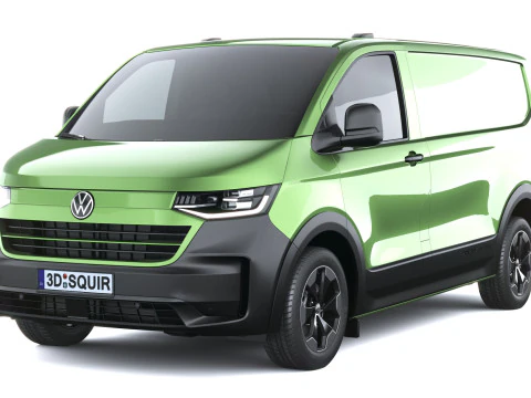 Volkswagen Transporter T7 Panamericana SWB 2025 Modello 3D